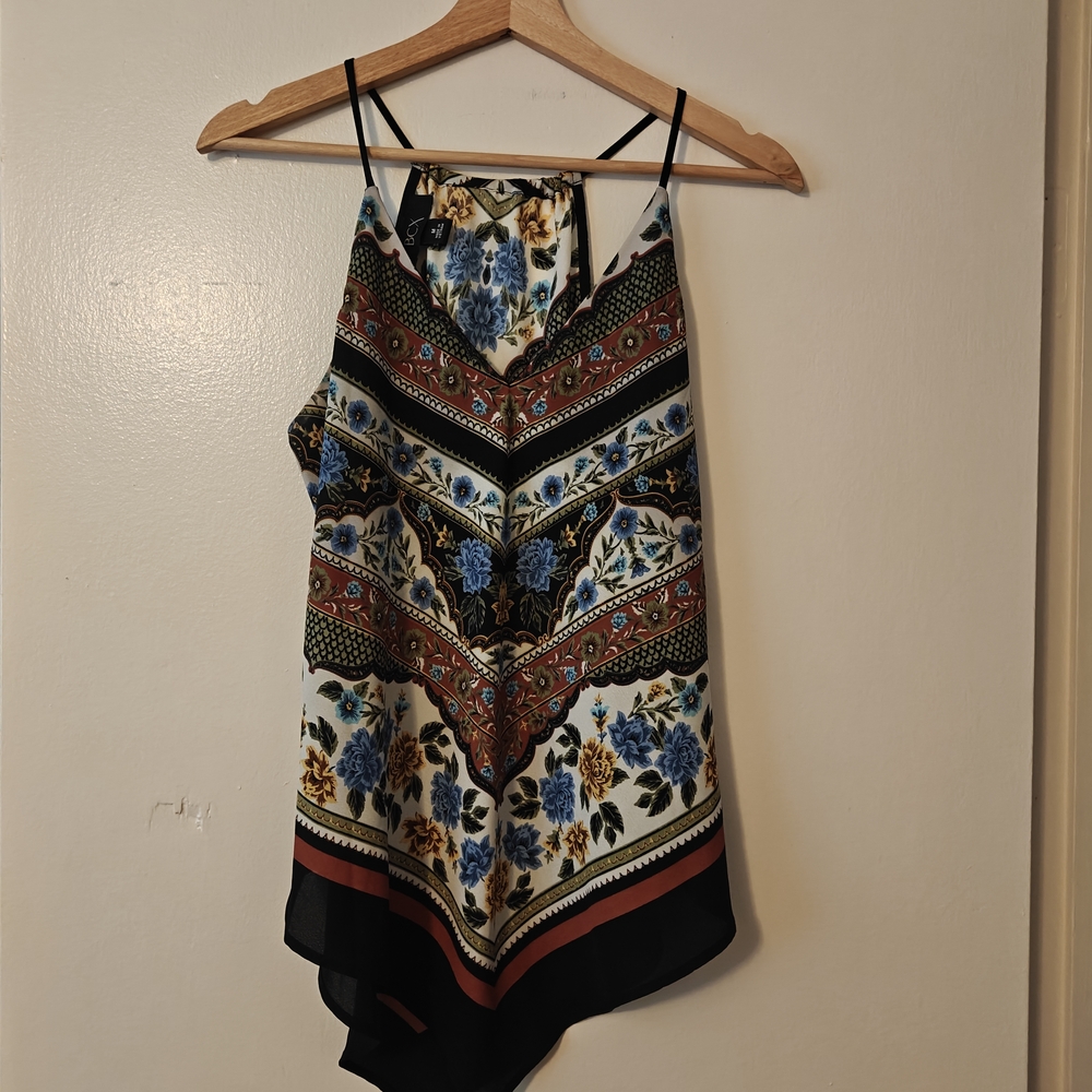BCX Multicolor Floral Camisole Top